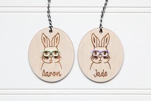 Personalized Easter Bunny Gift Tags