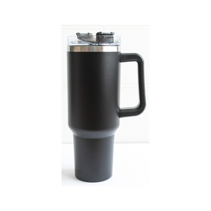 40 oz Mountains and Clouds Tumbler with Handle