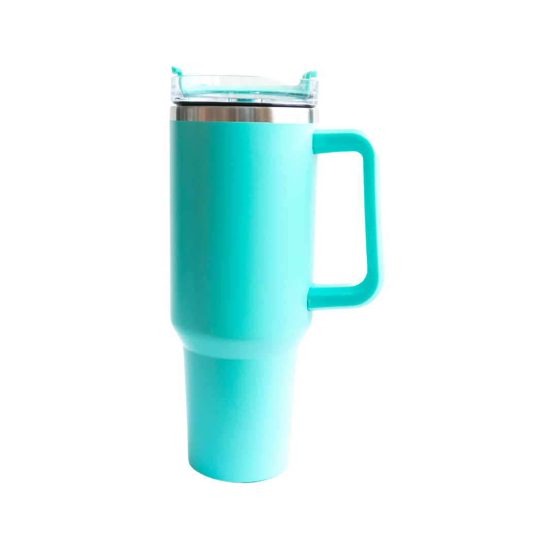 40 oz Mountains and Clouds Tumbler with Handle