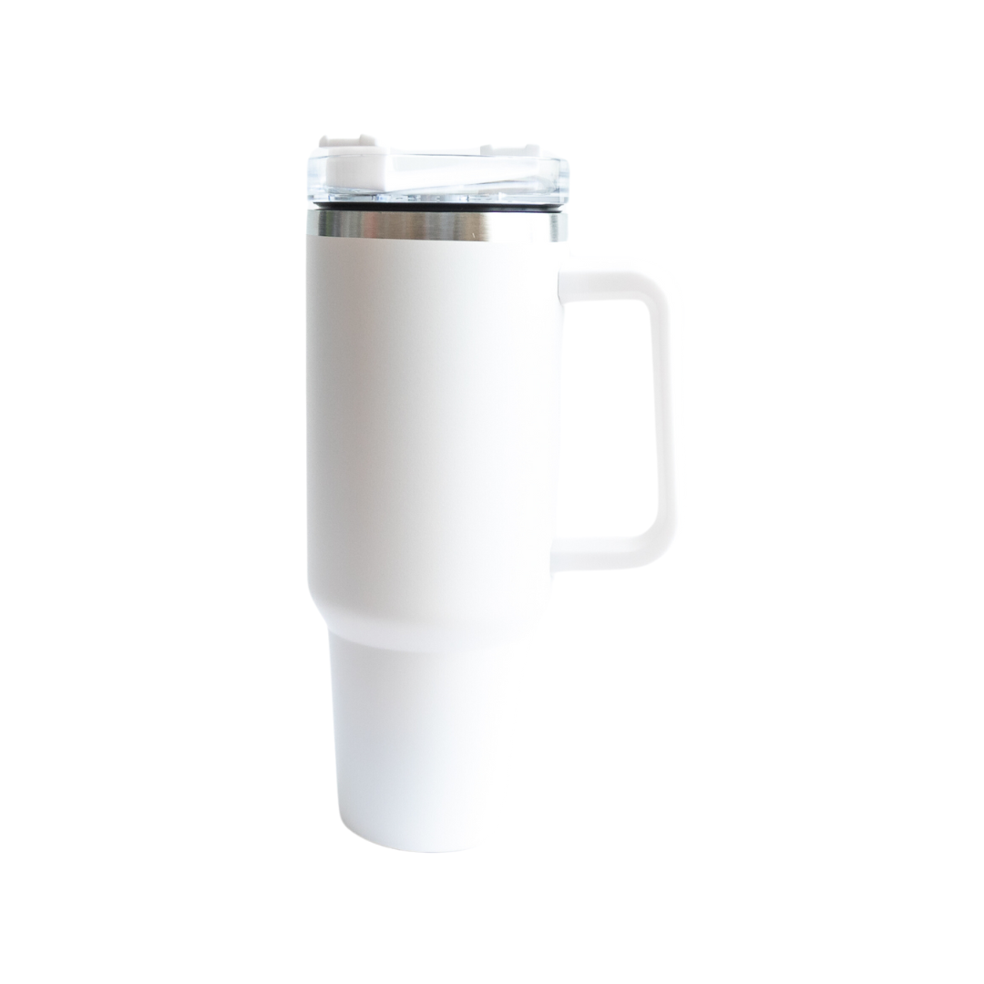 40 oz Mountains and Clouds Tumbler with Handle