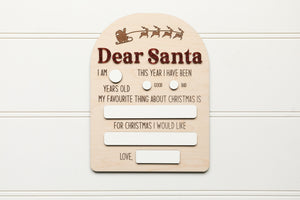 Santa White Board