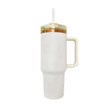 40 oz Mountains and Clouds Tumbler with Handle