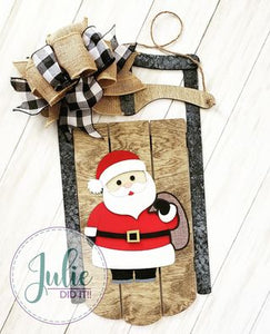 DIY Wood Kit - Christmas Sled With Cute Embellishments