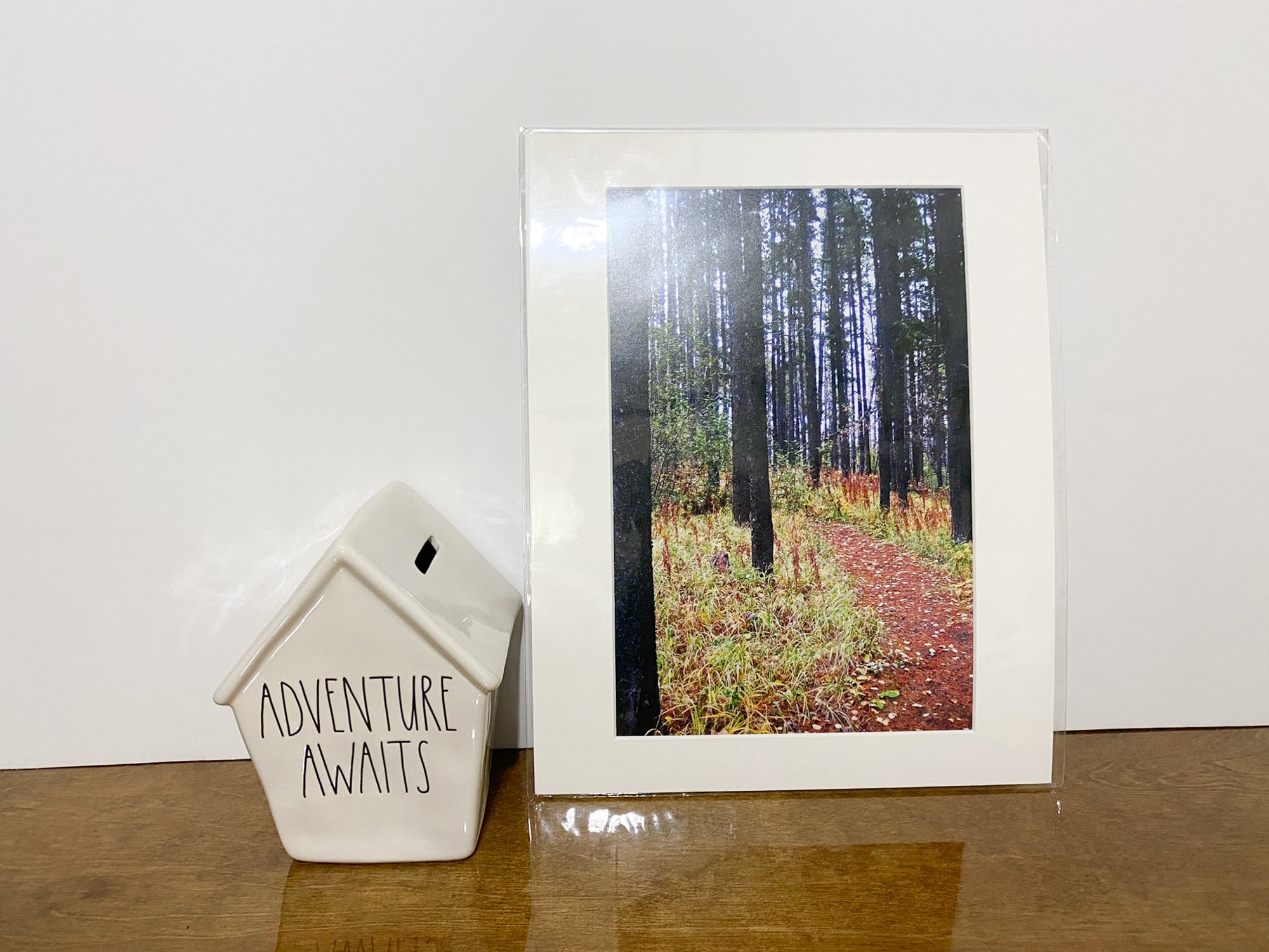 Photo Print - Red Forest Trail - 8x12 (11x14 Matting) RTS