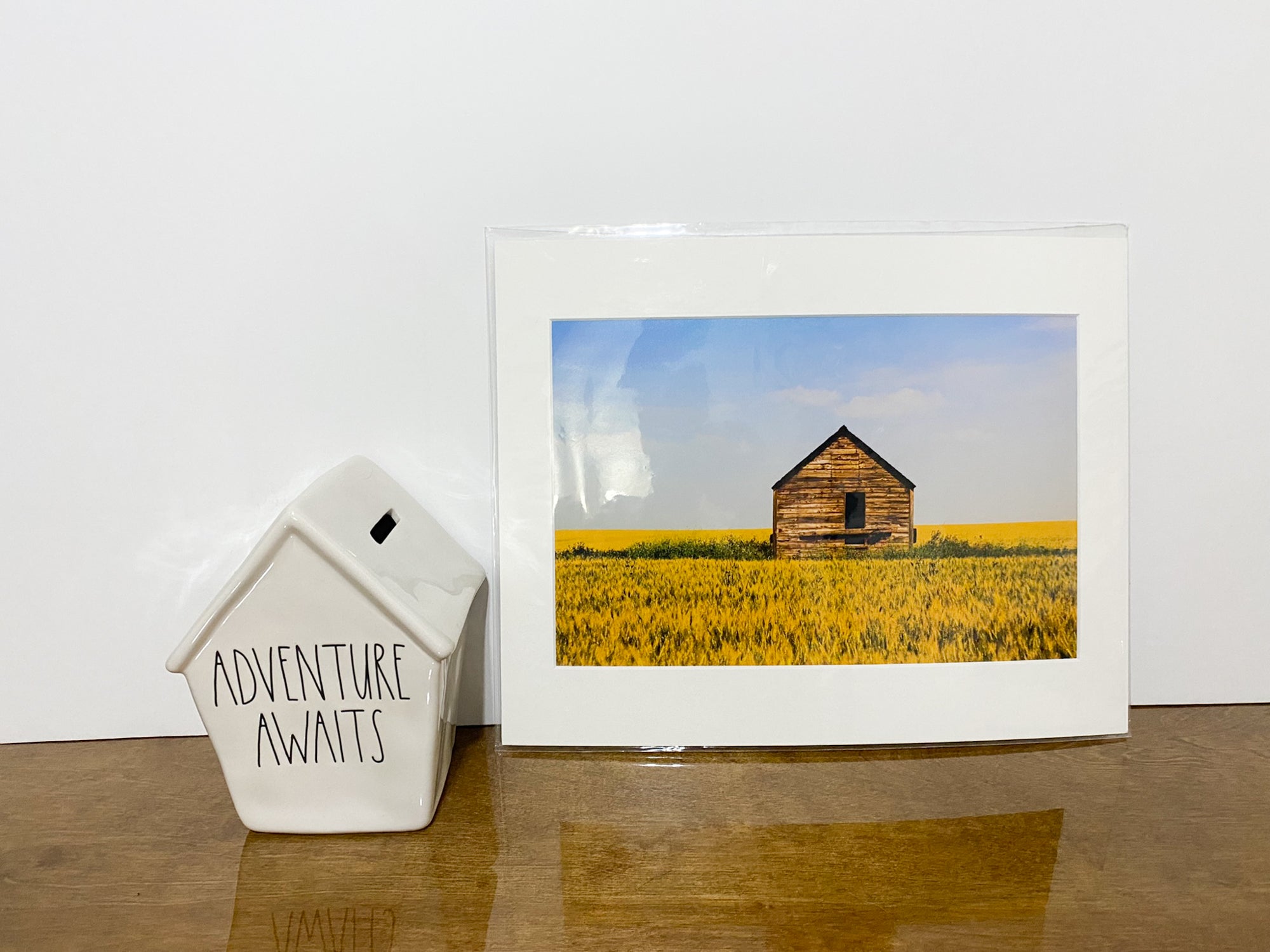 Photo Print - Abandoned Structure In A Canola Field - 8x12 (11x14 Matting) RTS