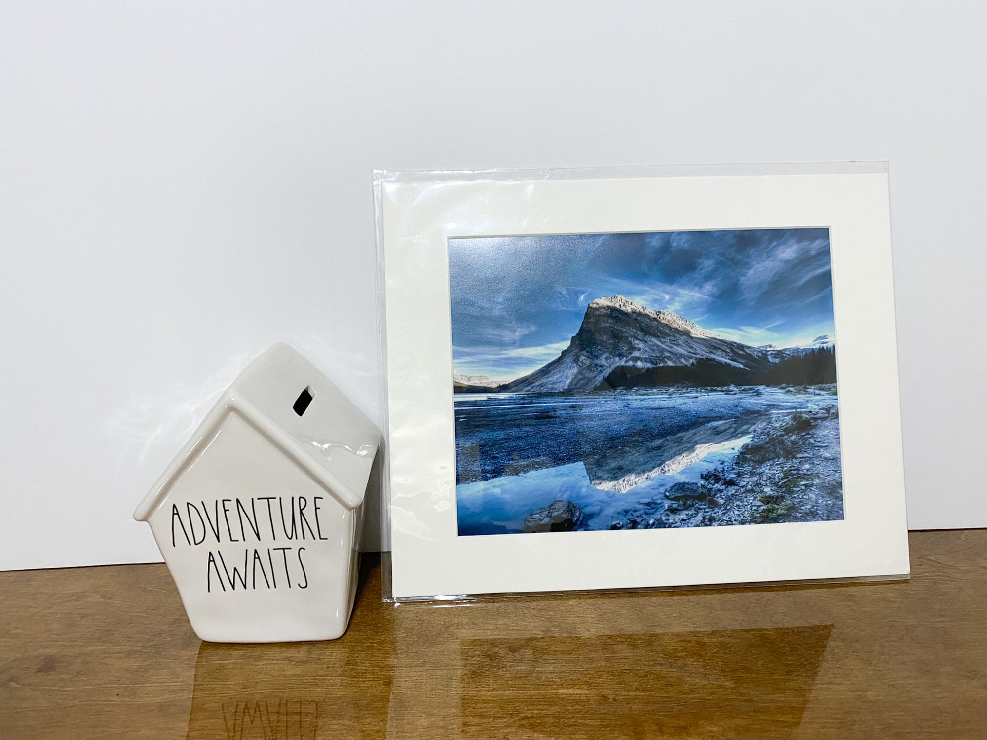 Photo Print - Blue Hour Crowfoot Mountain - 8x12 (11x14 Matting) RTS