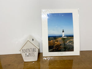 Photo Print - Oregon Coast Lighthouse - 8x12 (11x14 Matting) RTS