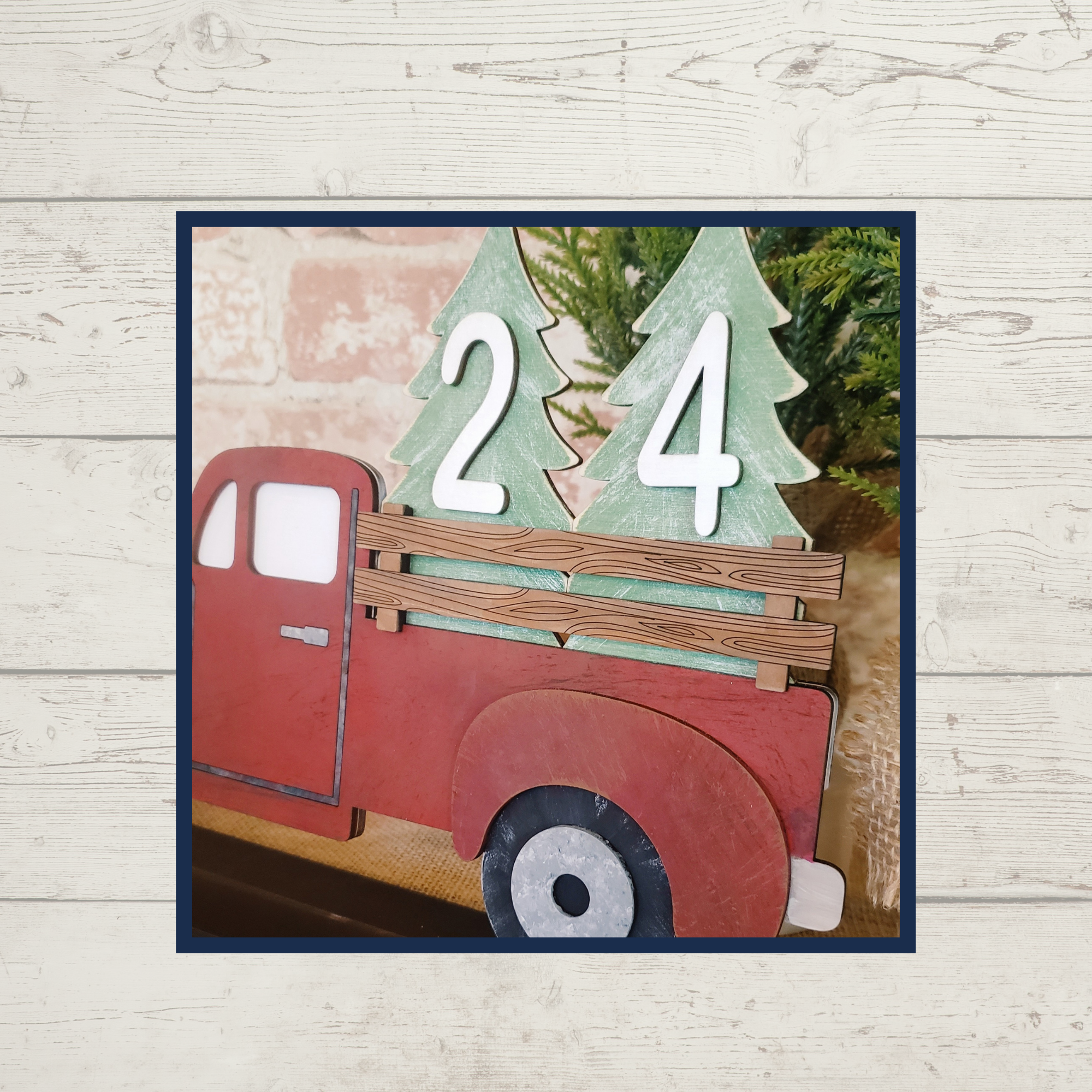 DIY Wood Kit - Christmas Countdown Truck