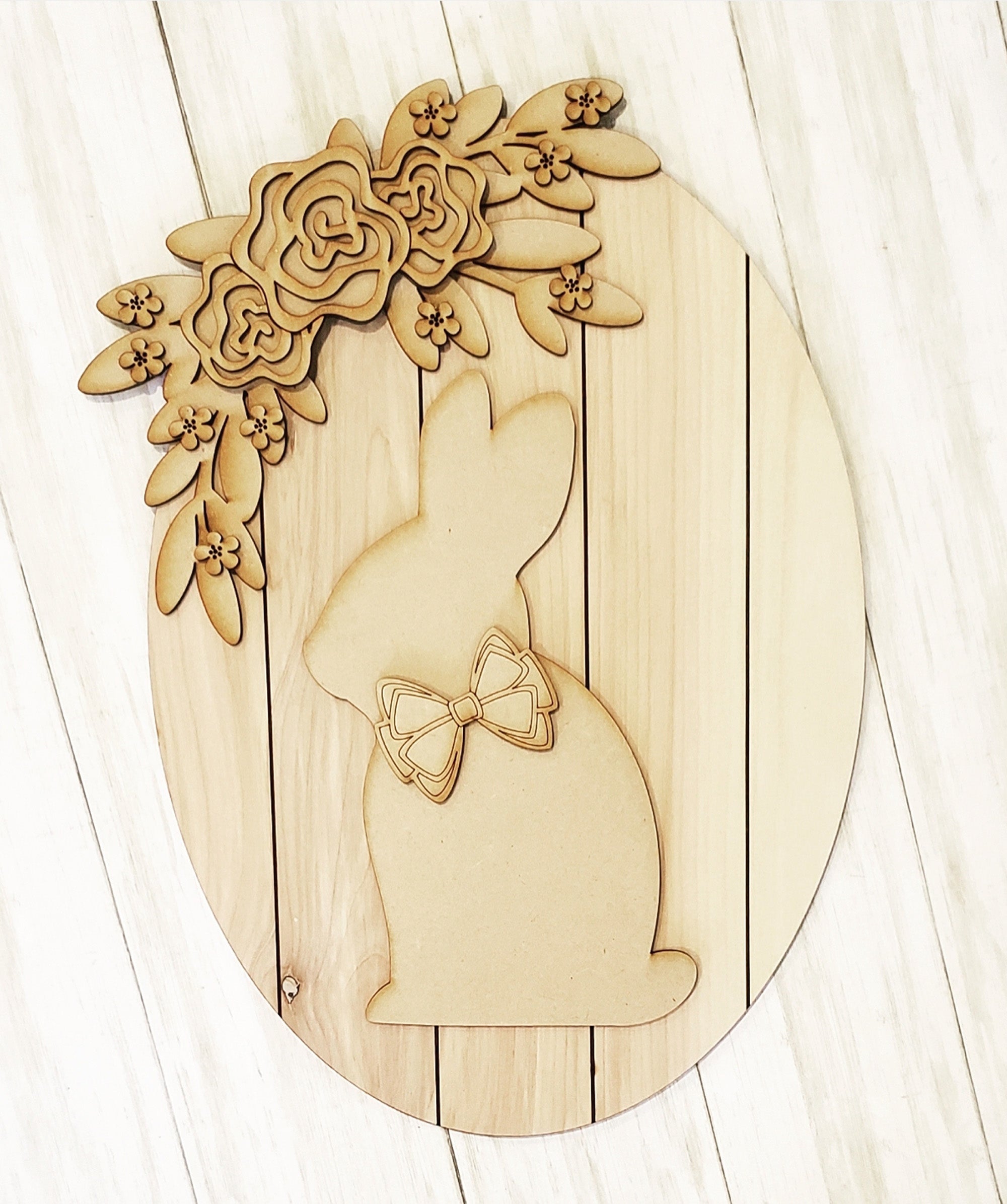 DIY Wood Kit - Shiplap Bunny Sign