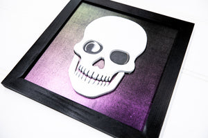 Glow In The Dark Skull - Color Changing Backer