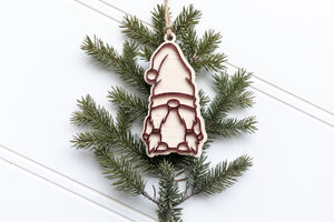 Gnome Christmas Ornament - Elsie