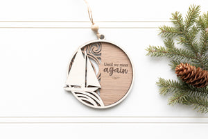 Personalized Memorial Christmas Ornament - Sailboat