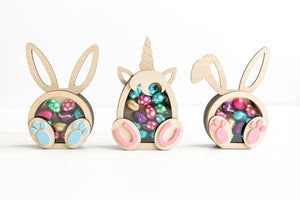 Easter Bunny Unicorn Chocolate Banks