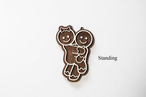 Naughty Gingerbread Cookie Ornaments