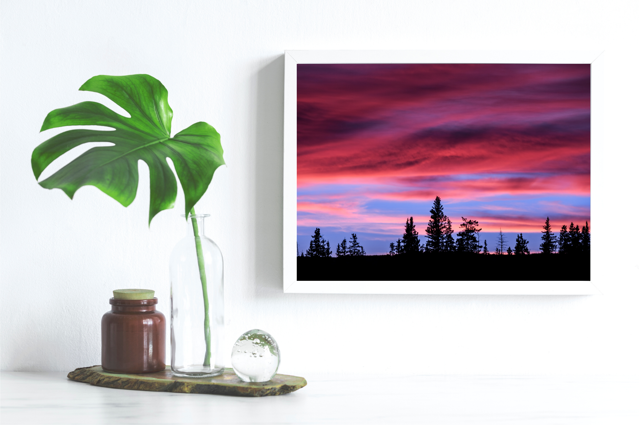 Photo Print - Willow Creek Sunset - 11x14 With Matting (16x20) RTS